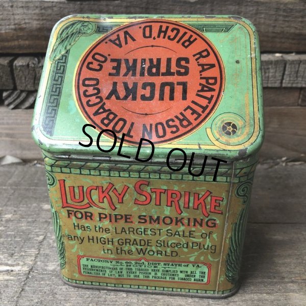 画像5: Vintage Lucky Strike Cigarette Tabacco Tin Can (B061) (5)