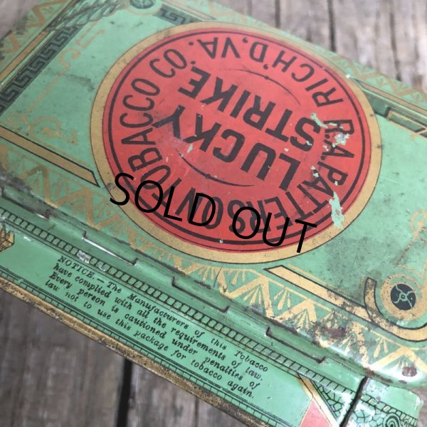 画像6: Vintage Lucky Strike Cigarette Tabacco Tin Can (B064) (6)