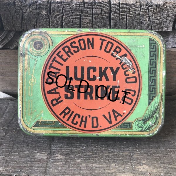 画像6: Vintage Lucky Strike Cigarette Tabacco Tin Can (B059) (6)