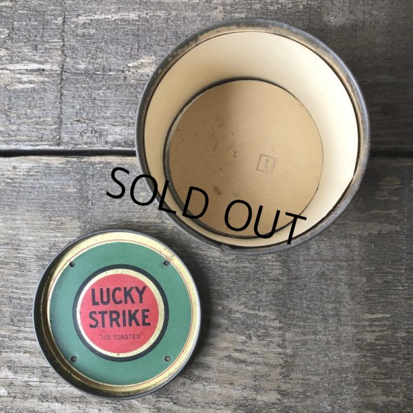 画像3: Vintage Lucky Strike Cigarette Tabacco Tin Can (B058) (3)