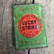 画像9: Vintage Lucky Strike Cigarette Tabacco Tin Can (B060) (9)