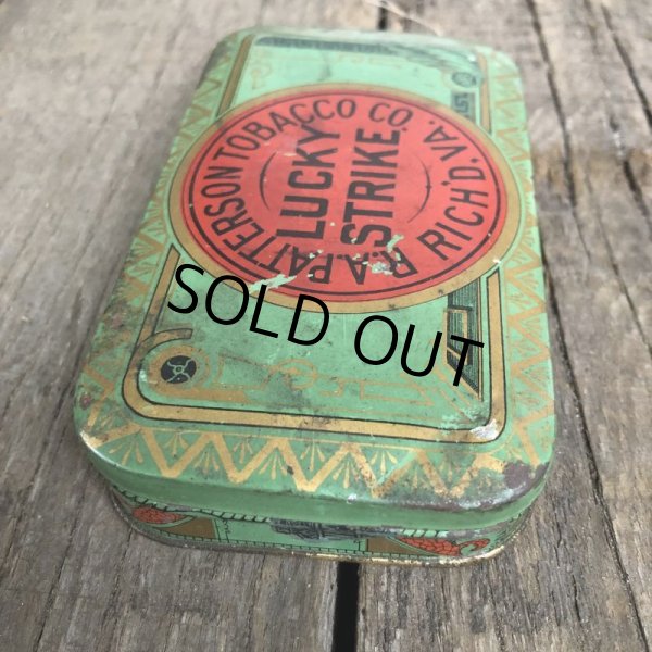 画像9: Vintage Lucky Strike Cigarette Tabacco Tin Can (B064) (9)