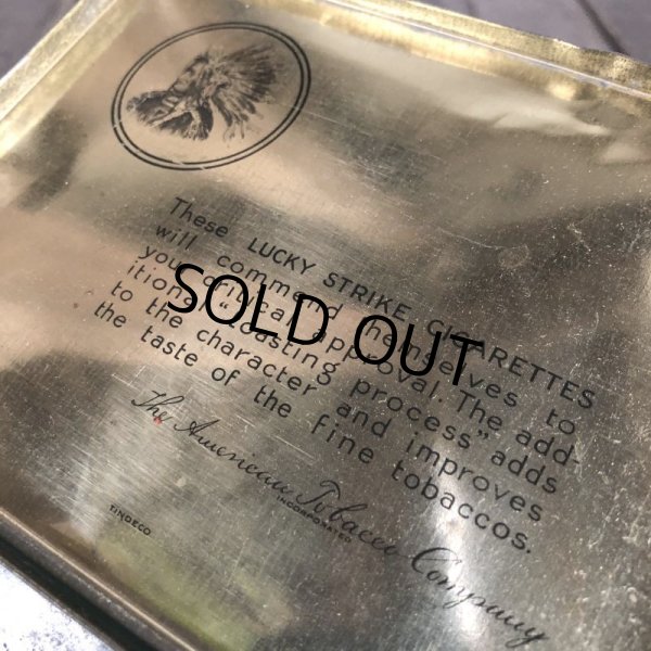 画像5: Vintage Lucky Strike Cigarette Tabacco Tin Can (B062) (5)