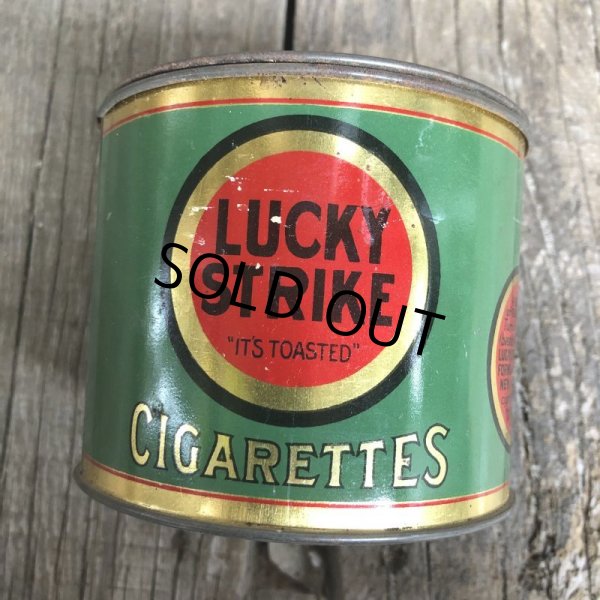 画像5: Vintage Lucky Strike Cigarette Tabacco Tin Can (B058) (5)