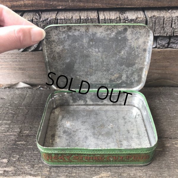 画像2: Vintage Lucky Strike Cigarette Tabacco Tin Can (B059) (2)