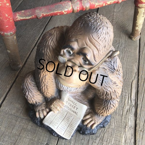 画像5: 60s Vintage Wall Street Journal Gorilla Statue (B056) (5)