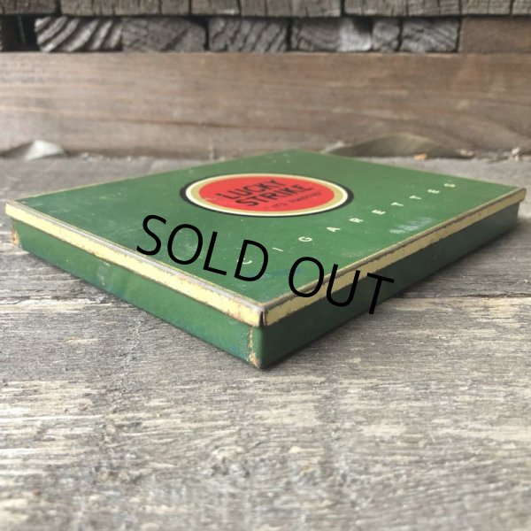 画像8: Vintage Lucky Strike Cigarette Tabacco Tin Can (B063) (8)