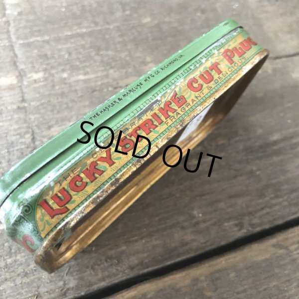 画像7: Vintage Lucky Strike Cigarette Tabacco Tin Can (B065) (7)