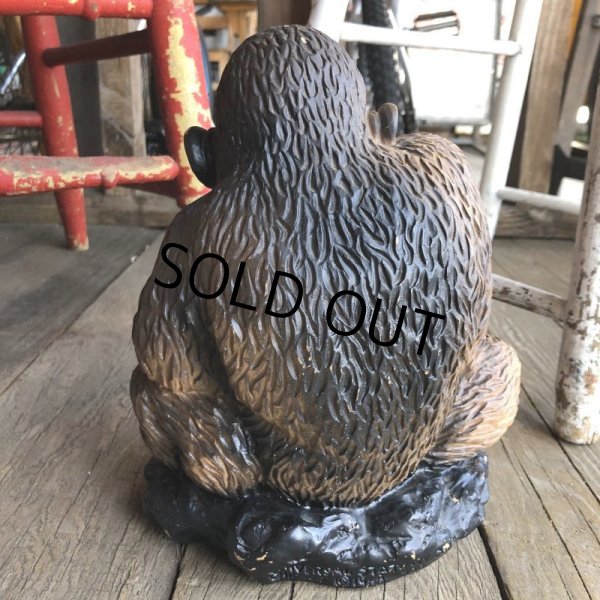 画像3: 60s Vintage Wall Street Journal Gorilla Statue (B056) (3)
