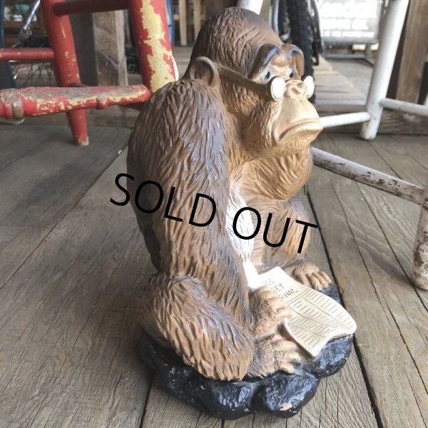 画像4: 60s Vintage Wall Street Journal Gorilla Statue (B056) (4)