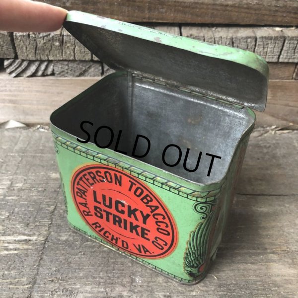 画像3: Vintage Lucky Strike Cigarette Tabacco Tin Can (B061) (3)