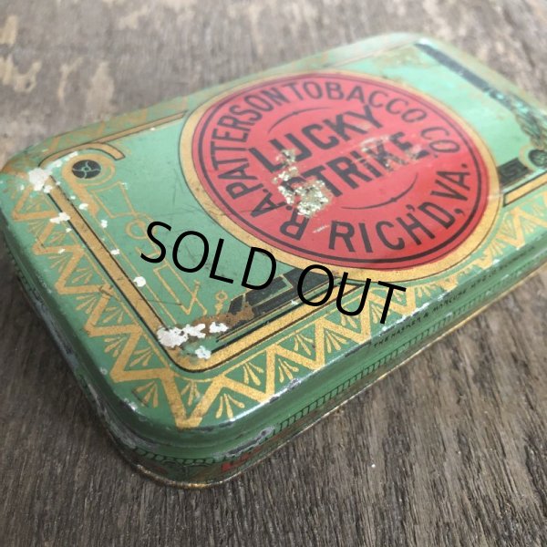 画像9: Vintage Lucky Strike Cigarette Tabacco Tin Can (B065) (9)