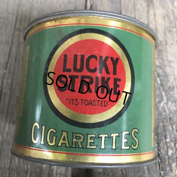 画像7: Vintage Lucky Strike Cigarette Tabacco Tin Can (B058) (7)