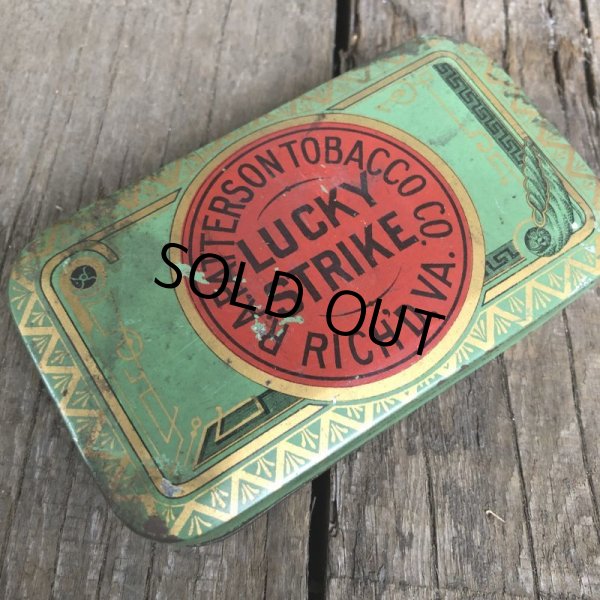 画像10: Vintage Lucky Strike Cigarette Tabacco Tin Can (B064) (10)