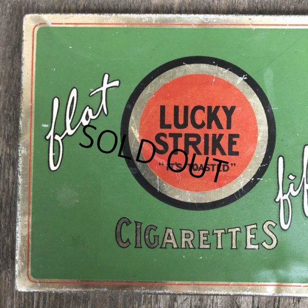 画像7: Vintage Lucky Strike Cigarette Tabacco Tin Can (B062) (7)