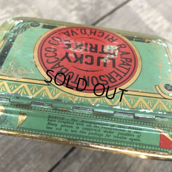 画像6: Vintage Lucky Strike Cigarette Tabacco Tin Can (B065) (6)