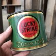 画像1: Vintage Lucky Strike Cigarette Tabacco Tin Can (B058) (1)