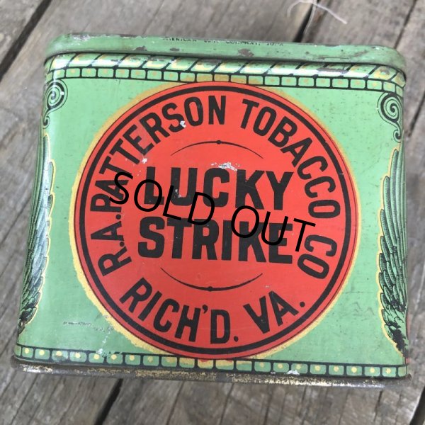 画像8: Vintage Lucky Strike Cigarette Tabacco Tin Can (B061) (8)