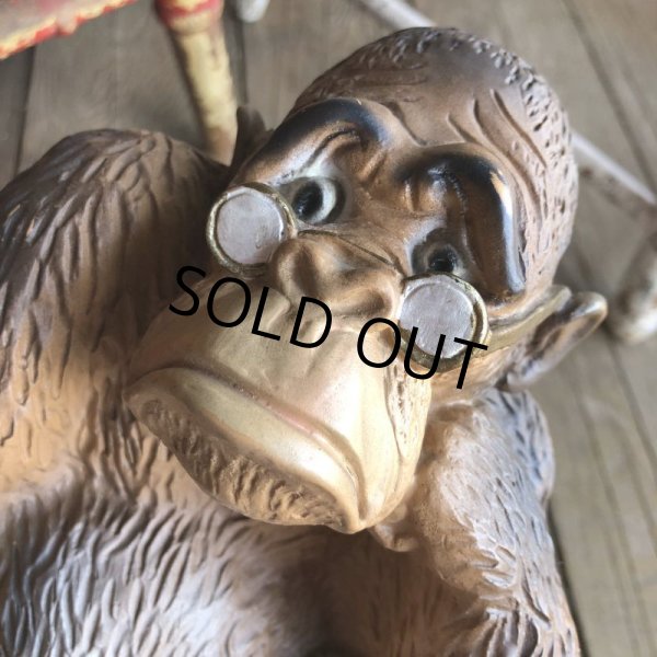 画像7: 60s Vintage Wall Street Journal Gorilla Statue (B056) (7)