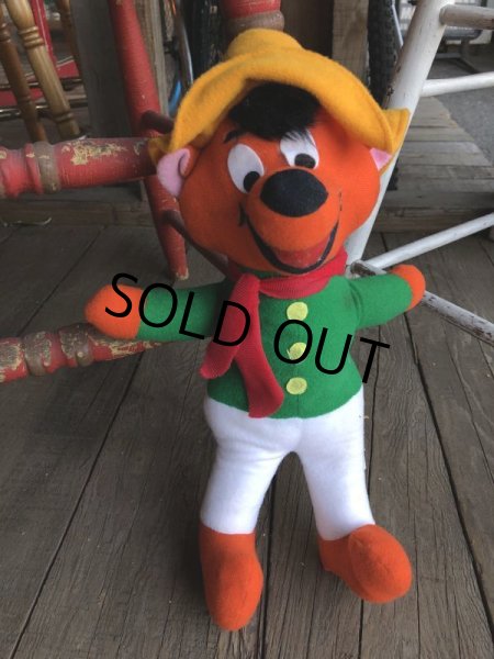 画像2: 70s Vintage MIGHTY STAR Plush Doll Speedy Gonzales (B087) (2)