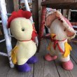 画像1: Vintage American Primitive Chicken Doll Set (B129) (1)