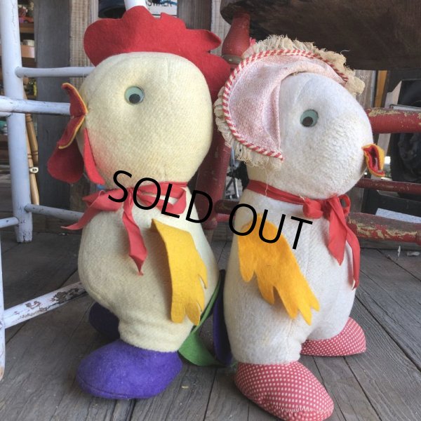 画像3: Vintage American Primitive Chicken Doll Set (B129) (3)