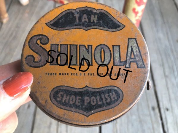 画像8: Vintage U.S.A  Advertising Tin Can SHINOLA (B139) (8)