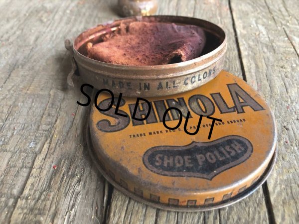 画像5: Vintage U.S.A  Advertising Tin Can SHINOLA (B139) (5)