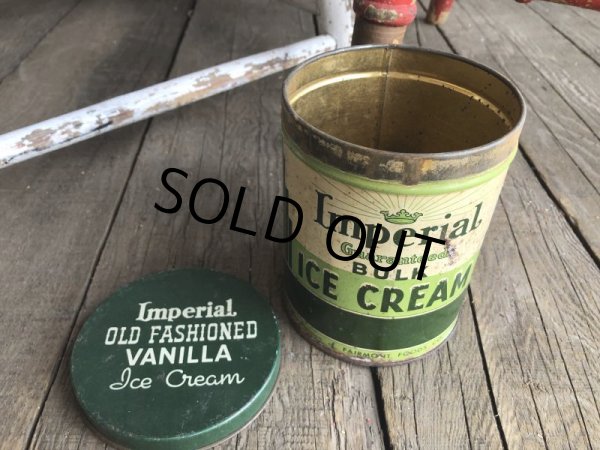 画像4: Vintage U.S.A  Advertising Tin Can Inmerial Ice Cream (B136) (4)