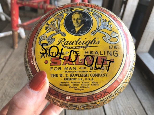 画像7: Vintage U.S.A  Advertising Tin Can SALVE (B138) (7)