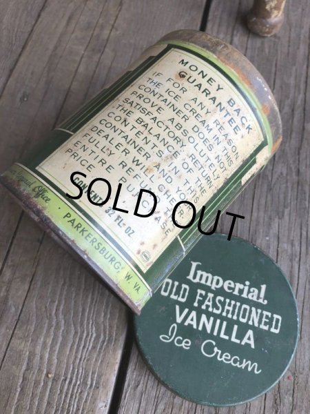 画像6: Vintage U.S.A  Advertising Tin Can Inmerial Ice Cream (B136) (6)