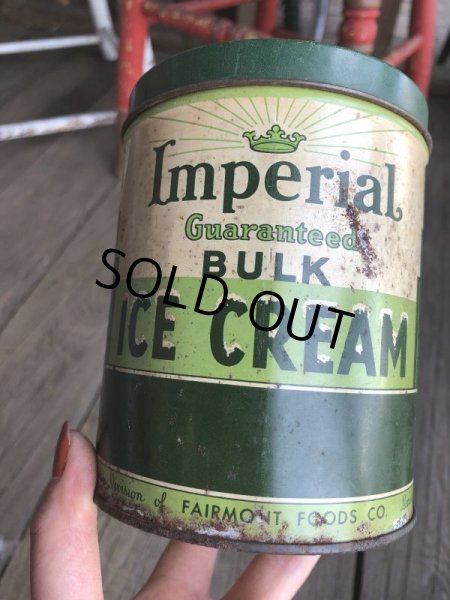 画像7: Vintage U.S.A  Advertising Tin Can Inmerial Ice Cream (B136) (7)
