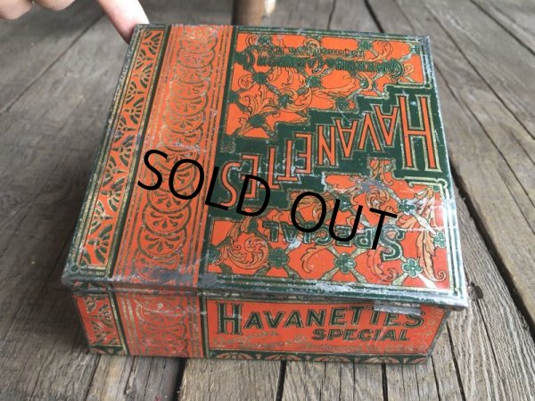 画像9: Vintage U.S.A  Advertising Tin Can HAVANETTES (B132) (9)