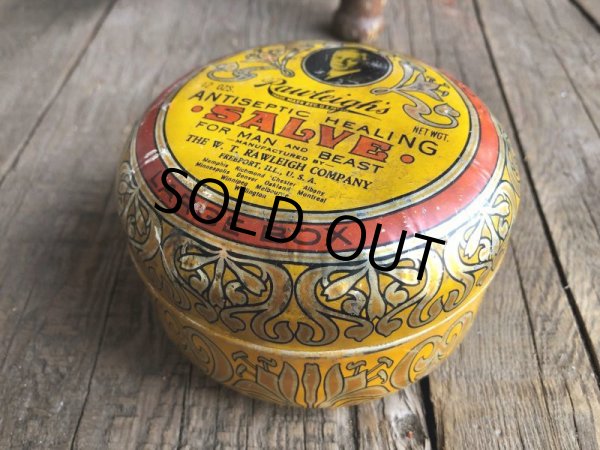 画像2: Vintage U.S.A  Advertising Tin Can SALVE (B138) (2)