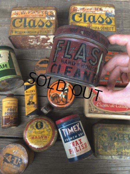 画像9: Vintage U.S.A  Advertising Tin Can FLASH (B140) (9)