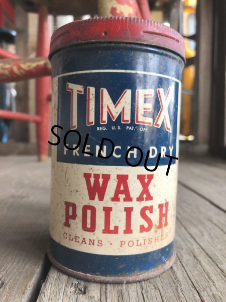 画像1: Vintage U.S.A  Advertising Tin Can TIMEX (B137) (1)