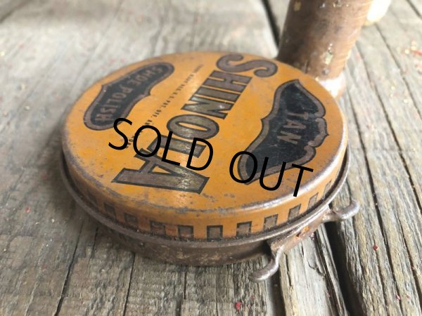 画像2: Vintage U.S.A  Advertising Tin Can SHINOLA (B139) (2)