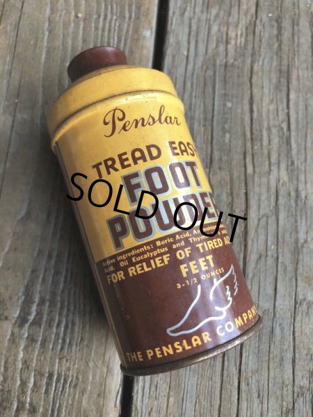 画像4: Vintage U.S.A  Advertising Tin Can FOOT POWDER (B143) (4)