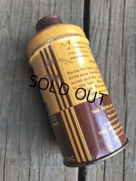 画像5: Vintage U.S.A  Advertising Tin Can FOOT POWDER (B143) (5)