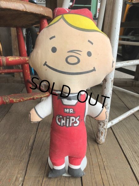 画像1: Vintage MR.CHIPS Potato Chip Pillow Doll (B082) (1)