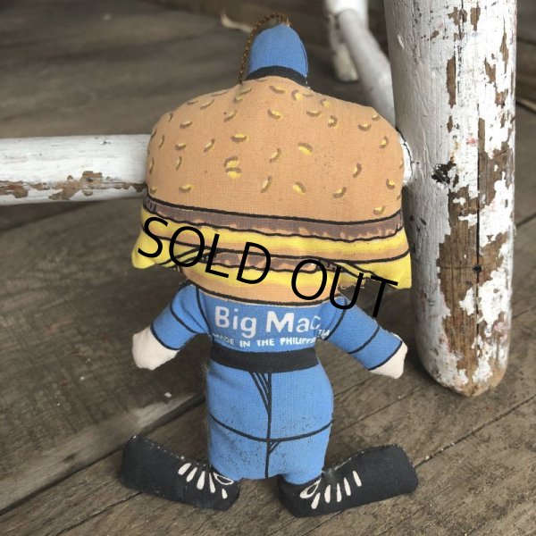 画像2: Vintage McDonald's Ornament Mini Pillow Doll Big Mac (B132)  (2)