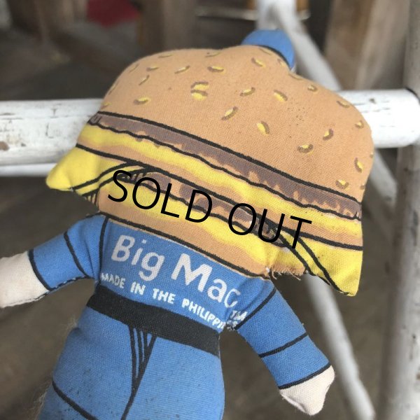画像3: Vintage McDonald's Ornament Mini Pillow Doll Big Mac (B132)  (3)
