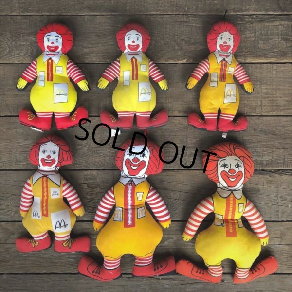 画像7: 80s Vintage McDonald's Pillow Doll Ronald 1984 (B137)  (7)
