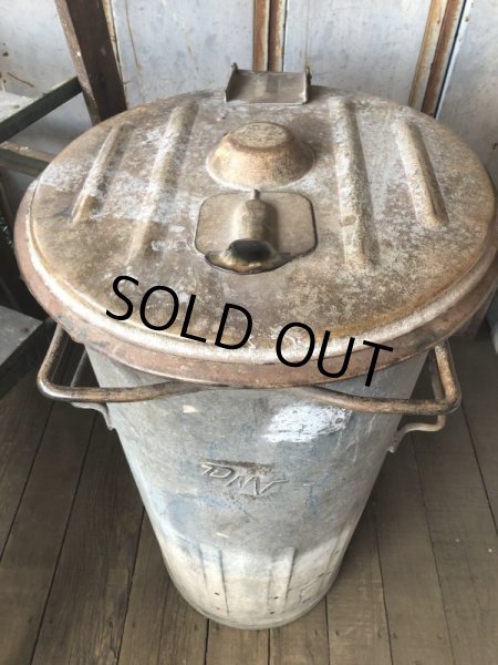 画像2: 1940s Vintage Industriel Heavy Duty Iron Trash Box (B133) (2)