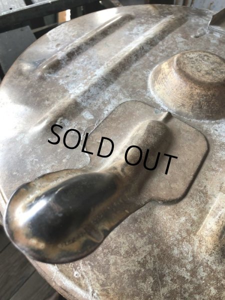 画像11: 1940s Vintage Industriel Heavy Duty Iron Trash Box (B133) (11)