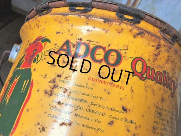 画像14: Vintage  ADCO SOAP PARROT Motor Gas Oil 5 Gallon Can (B134)   (14)