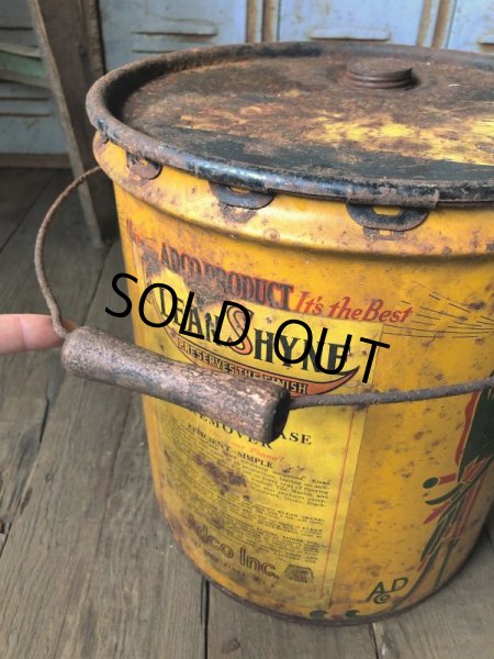 画像11: Vintage  ADCO SOAP PARROT Motor Gas Oil 5 Gallon Can (B134)   (11)