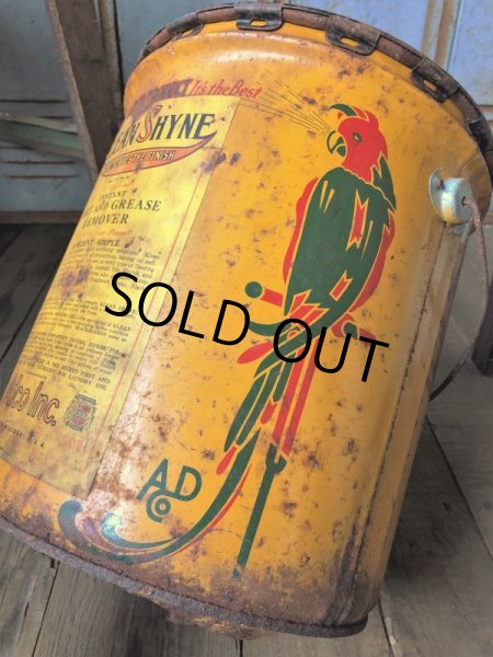 画像3: Vintage  ADCO SOAP PARROT Motor Gas Oil 5 Gallon Can (B134)   (3)