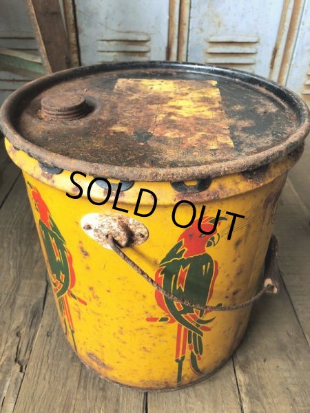 画像9: Vintage  ADCO SOAP PARROT Motor Gas Oil 5 Gallon Can (B134)   (9)