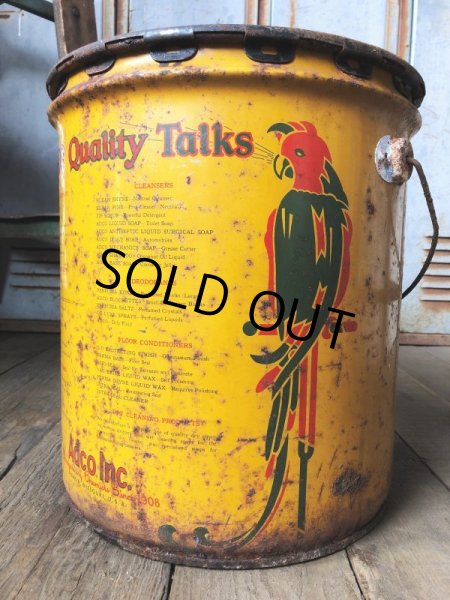 画像7: Vintage  ADCO SOAP PARROT Motor Gas Oil 5 Gallon Can (B134)   (7)